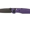 ANV Knives A100, MAGNACUT, DLC Black, Blueberry And Cream GRN, Alock, A100-014, Navaja -Tienda Barata Cuchillos ANVA100 014 01 anv