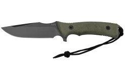 ANV Knives M311 SPELTER DLC Elmax, Olive Micarta Handle, Black Kydex Sheath, Cuchillo De Supervivencia