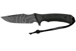 ANV Knives M311 SPELTER DLC Topo Elmax, Black Micarta Handle, Black Kydex Sheath, Cuchillo De Supervivencia