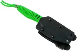 ANV P100 Sleipner, Neon Green Paracord, ANVP100-009, Black Kydex Sheath, Cuchillo De Cuello -Tienda Barata Cuchillos ANVP100 009 05 anv knives
