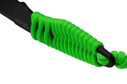 ANV Knives P100 Sleipner Cerakote, Neon Green Paracord, P100-043, Black Kydex Sheath, Cuchillo De Cuello -Tienda Barata Cuchillos ANVP100 043 04 anv