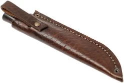 Autine Damascus Bushcrafter, Wengé, Damast, Brown RH Sheath, Cuchillo Bushcraft -Tienda Barata Cuchillos AT BUS WNG DAM 08 autine at bus wng dam 08