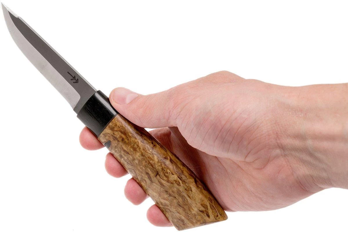 Autine Puukko, Curly Birch, Elmax, Funda RH Marrón 8 Autine Puukko, Curly Birch, Elmax, Funda RH Marrón - Imagen 6