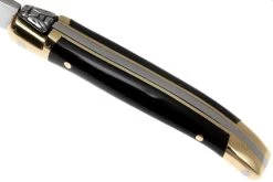 Laguiole En Aubrac Mini Navaja, De Cuerno De Búfalo L0207BUL -Tienda Barata Cuchillos AUL0207BUL 06 laguiole en aubrac ktaul0207bul 06