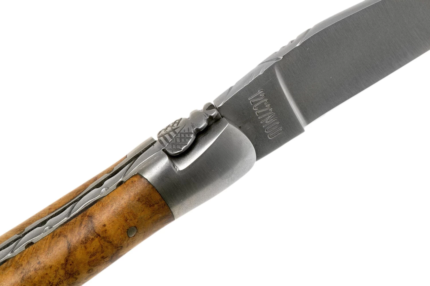 Laguiole En Aubrac 12cm De Madera De Teca Limado A Mano L0212LKH/FSB1 Navaja Laguiole 8 Laguiole En Aubrac 12cm De Madera De Teca Limado A Mano L0212LKH/FSB1 Navaja Laguiole - Imagen 6