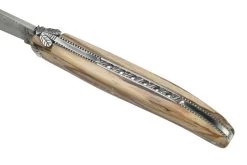 Laguiole En Aubrac Le Perlé 12 Cm L0512WA6J3DB Balbach Damast Full Handle Madera De Haya -Tienda Barata Cuchillos AUL0512WA6J3DB 07 laguioleaubrac