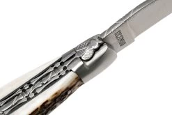 Laguiole En Aubrac 12cm Double Plates, Stag Horn Limado A Mano, L0712BCI/FSB1 -Tienda Barata Cuchillos AUL0712BCI FSB1 06 laguiole en aubrac