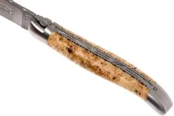 Laguiole En Aubrac 12cm Double Plates, De Madera De Castaño Limado A Mano, L0712NWI-FSB1 -Tienda Barata Cuchillos AUL0712NWI FSB1 07 laguiole en aubrac aul0712nwi fsb1 07