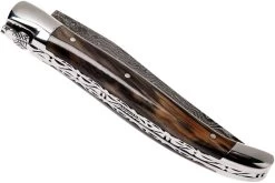 Laguiole En Aubrac 12 Cm Navaja Damascata, Full Handle Cuerno L0712PCI-FFI1 -Tienda Barata Cuchillos AUL0712PCI FFI1 04 laguiole en aubrac aul0712pci ffi1 04