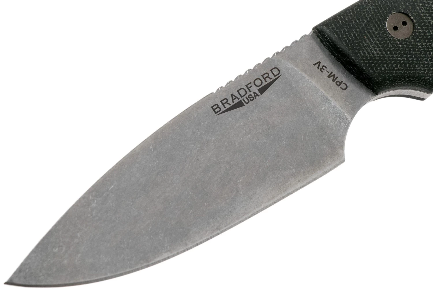 Bradford Guardian 4, 3D Black Micarta Guardian 4 CPM 3V, Full Flat Stonewashed 4FH-101-3V 5 Bradford Guardian 4, 3D Black Micarta Guardian 4 CPM 3V, Full Flat Stonewashed 4FH-101-3V - Imagen 3