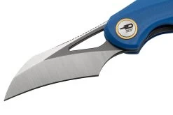 Bestech Bihai Gris DLC Satin Stonewashed, Blue G10 BG53D-2 Navaja Diseño Ostap Hel -Tienda Barata Cuchillos BHBG53D 2 03 bestech