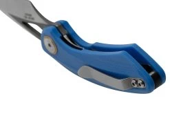 Bestech Bihai Gris DLC Satin Stonewashed, Blue G10 BG53D-2 Navaja Diseño Ostap Hel -Tienda Barata Cuchillos BHBG53D 2 04 bestech