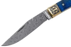 Böker Trapper Uno Annual 2021 Damascus 1132021DAM Limited Edition Navaja -Tienda Barata Cuchillos BO1132021DAM 03 boker