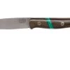 Bark River Ultra-Lite Bushcrafter CPM 3V Zericote, Jade Malachite Spacer, Black Liners, Mosaic Pins -Tienda Barata Cuchillos BRK06 023ZE JMS BL MP 01 barkriver