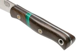 Bark River Ultra-Lite Bushcrafter CPM 3V Zericote, Jade Malachite Spacer, Black Liners, Mosaic Pins -Tienda Barata Cuchillos BRK06 023ZE JMS BL MP 06 barkriver