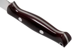 Bark River Bravo EDC CPM 3V Rampless, Burgundy Canvas Micarta Cuchillo Bushcraft -Tienda Barata Cuchillos BRK07 027RCMR 04 bark river knives