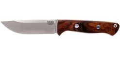 Bark River Bravo 1 CPM 3V Rampless, Desert Ironwood, Funda Marrón