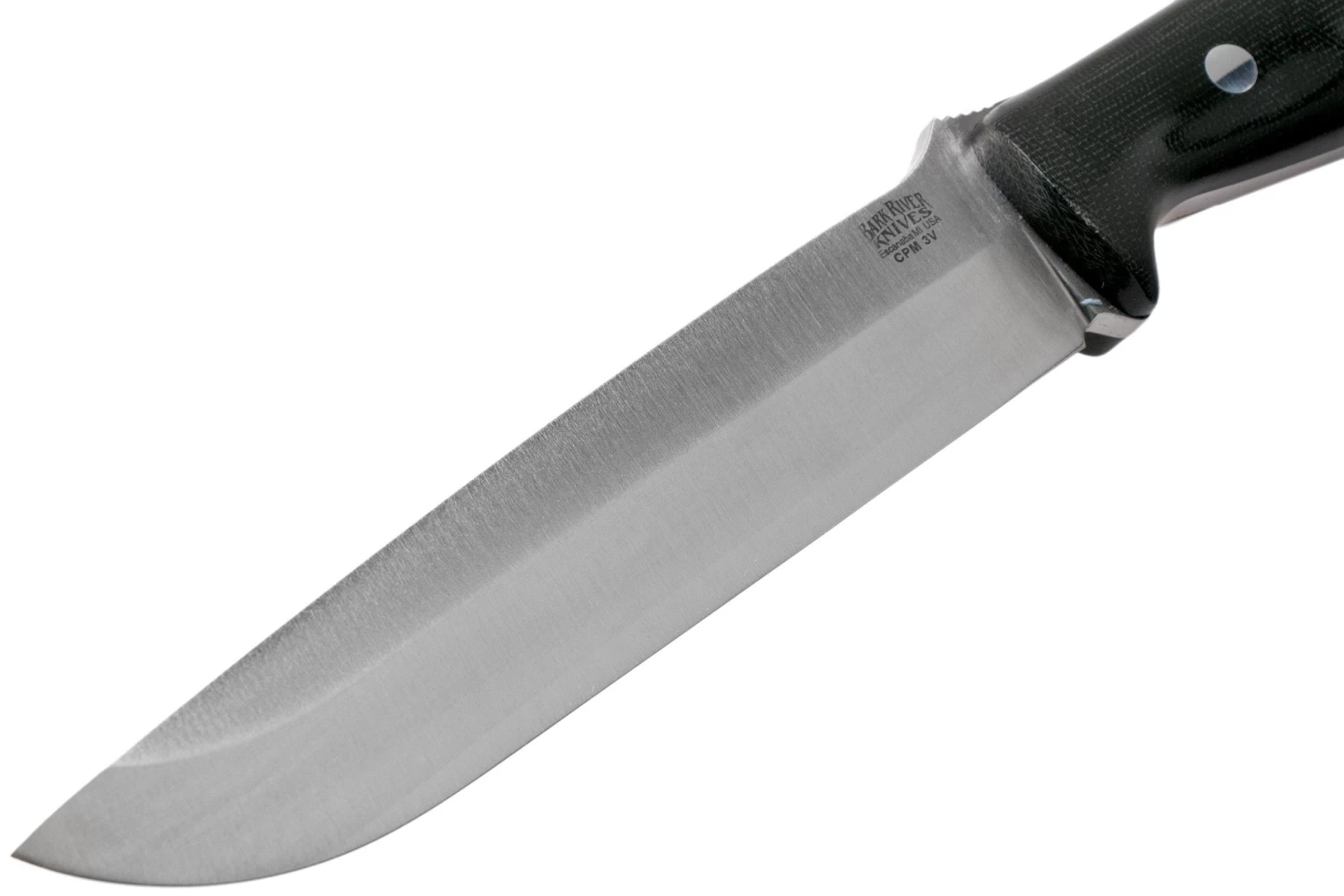 Bark River Bravo 2 CPM 3V, Black Canvas Micarta Cuchillo De Exterior 5 Bark River Bravo 2 CPM 3V, Black Canvas Micarta Cuchillo De Exterior - Imagen 3