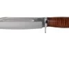 Bark River Teddy 2 A2 Stacked Leather Single Quillion Cuchillo De Exterior -Tienda Barata Cuchillos BRK08 214SLDQ 01 bark river knives