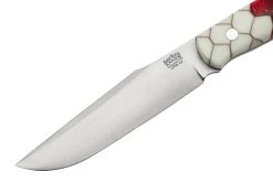 Bark River Ultra Lite Field Knife CPM 3V Ruby Frost Dragonscale Red Liner, Cuchillo Bushcraft -Tienda Barata Cuchillos BRK14 121RFD 03 barkriver