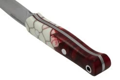 Bark River Ultra Lite Field Knife CPM 3V Ruby Frost Dragonscale Red Liner, Cuchillo Bushcraft -Tienda Barata Cuchillos BRK14 121RFD 04 barkriver