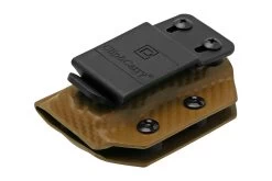 Clip And Carry Kydex Sheath Gerber Suspension NXT, Carbon Fiber Brown GSUSP-NXT-CF-BRN Funda De Cinturón -Tienda Barata Cuchillos CAGSUSP NXT CF BRN 03 clipandcarry