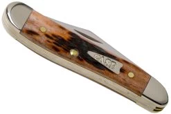 Case Peanut Brown Bone, Peach Seed Jig, 42656, 6220 SS Navaja -Tienda Barata Cuchillos CE42656 04 case