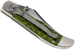 Case Kickstart Mid Folding Hunter Green & Black Carbon Fibre-G10 Weave Smooth, 50711, 101265AC SS Navaja -Tienda Barata Cuchillos CE50711 04 case