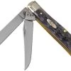 Case Mini Trapper Pocket Worn Grey Bone, Crandall Jig, 58414, 6207 CV Navaja -Tienda Barata Cuchillos CE58414 01 case knives