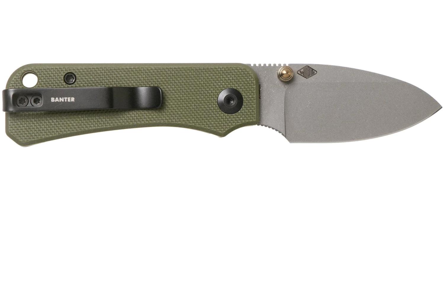 Civivi Baby Banter C19068S-5 Green G10, Stonewashed Navaja, Ben Petersen Design 4 Civivi Baby Banter C19068S-5 Green G10, Stonewashed Navaja, Ben Petersen Design - Imagen 2