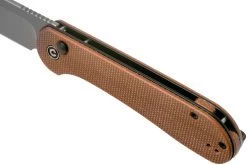 Civivi Elementum Button Lock C2103D Stonewashed, Brown Micarta Navaja -Tienda Barata Cuchillos CIC2103D 07 civivi