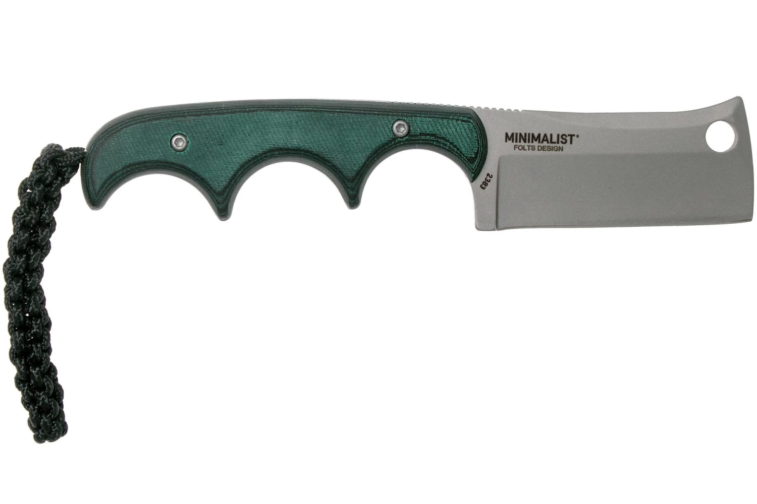 CRKT Minimalist Cleaver 2383 Cuchillo De Cuello, Alan Folts Design 3 CRKT Minimalist Cleaver 2383 Cuchillo De Cuello, Alan Folts Design - Imagen 2