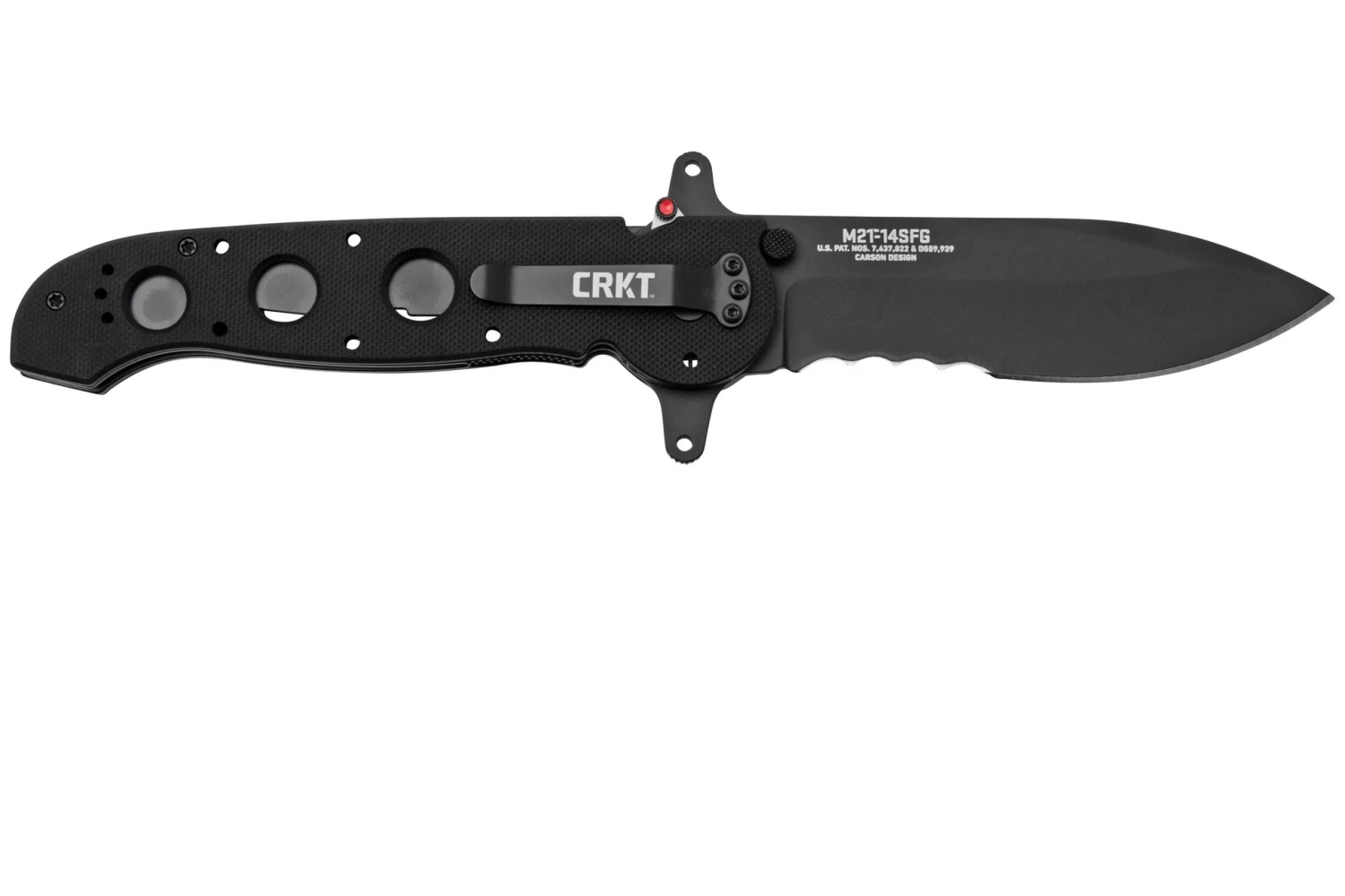 CRKT M21-14SFG, Acero 1.4116, G10 Negro, Veff Serrations, Navaja Táctica 4 CRKT M21-14SFG, Acero 1.4116, G10 Negro, Veff Serrations, Navaja Táctica - Imagen 2