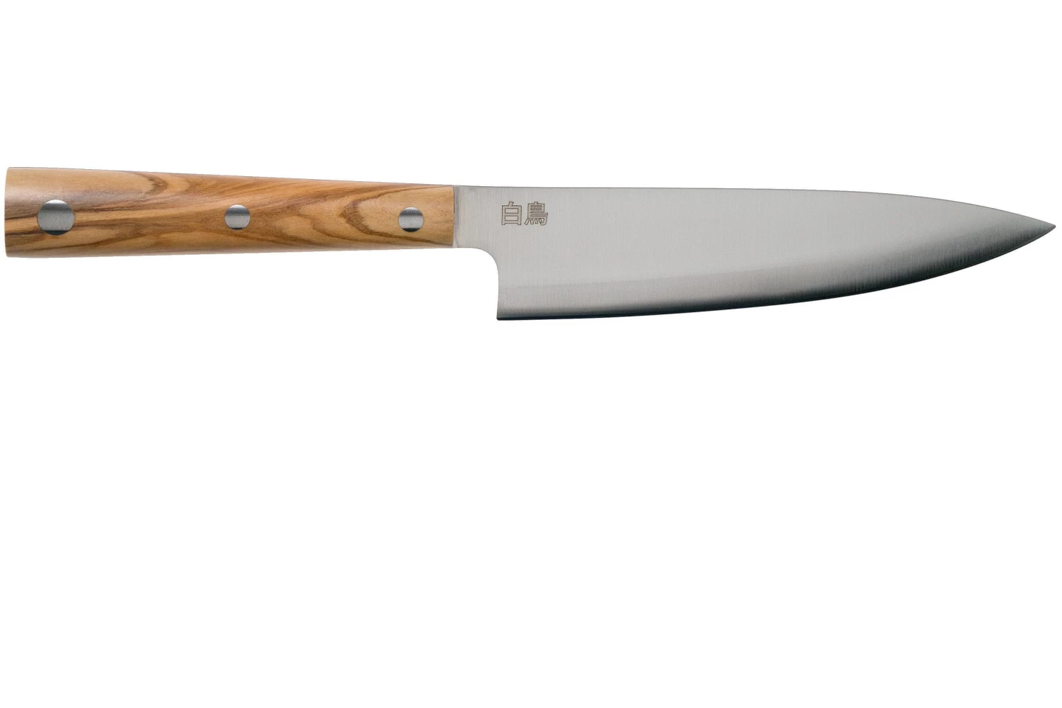 Due Cigni Hakucho Gyuto 17.5 Cm, Madera De Olivo 4 Due Cigni Hakucho Gyuto 17.5 Cm, Madera De Olivo - Imagen 2