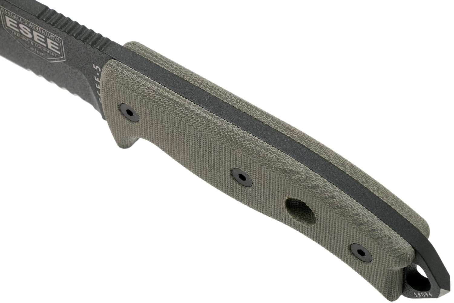 ESEE Model 5 Tactical Gunsmoke, Desert Tan Handle 5S-TG Con Funda Kydex + Clip De Cinturón 7 ESEE Model 5 Tactical Gunsmoke, Desert Tan Handle 5S-TG Con Funda Kydex + Clip De Cinturón - Imagen 5