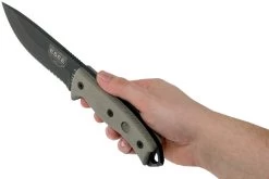 ESEE Model 5 Tactical Gunsmoke, Desert Tan Handle 5S-TG Con Funda Kydex + Clip De Cinturón 16 ESEE Model 5 Tactical Gunsmoke, Desert Tan Handle 5S-TG Con Funda Kydex + Clip De Cinturón -Tienda Barata Cuchillos EE ESEE 5S TG 06 esee knives