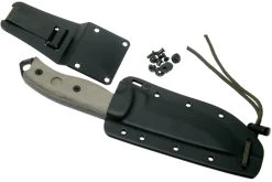 ESEE Model 5 Serrated Black Blade 5S Cuchillo De Supervivencia Con Funda Kydex + Clip De Cinturón -Tienda Barata Cuchillos EE ESEE 5S 07 esee knives v202010