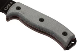 ESEE Model 6 Black Blade, Grey Handle 6P Con Funda Marrón + Clip De Cinturón -Tienda Barata Cuchillos EE ESEE 6P 04 esee knives ee esee 6p 04