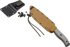 ESEE Model 6 Black Blade, Grey Handle 6P Con Funda Marrón + Clip De Cinturón -Tienda Barata Cuchillos EE ESEE 6P 07 esee knives ee esee 6p 07