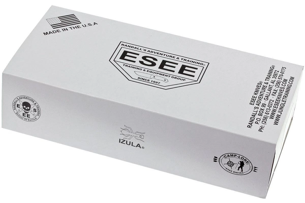 ESEE Izula Dark Earth IZULA-DE Cuchillo De Cuello Con Funda Negra + Clip De Cinturón 7 ESEE Izula Dark Earth IZULA-DE Cuchillo De Cuello Con Funda Negra + Clip De Cinturón - Imagen 5