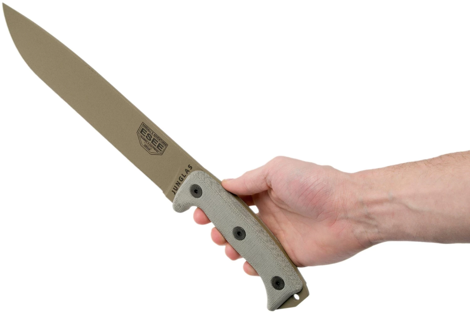 ESEE Junglas Dark Earth, JUNGLAS-DE Cuchillo De Supervivencia, Funda Kydex, Compatible Con MOLLE 8 ESEE Junglas Dark Earth, JUNGLAS-DE Cuchillo De Supervivencia, Funda Kydex, Compatible Con MOLLE - Imagen 6