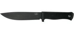 Fällkniven A1, Negro, De Cuero Foedraal, A1BL