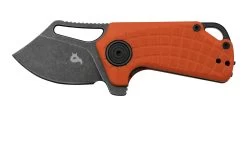 Black Fox Puck BF-761OR Blackwashed D2 Orange G10, Navaja