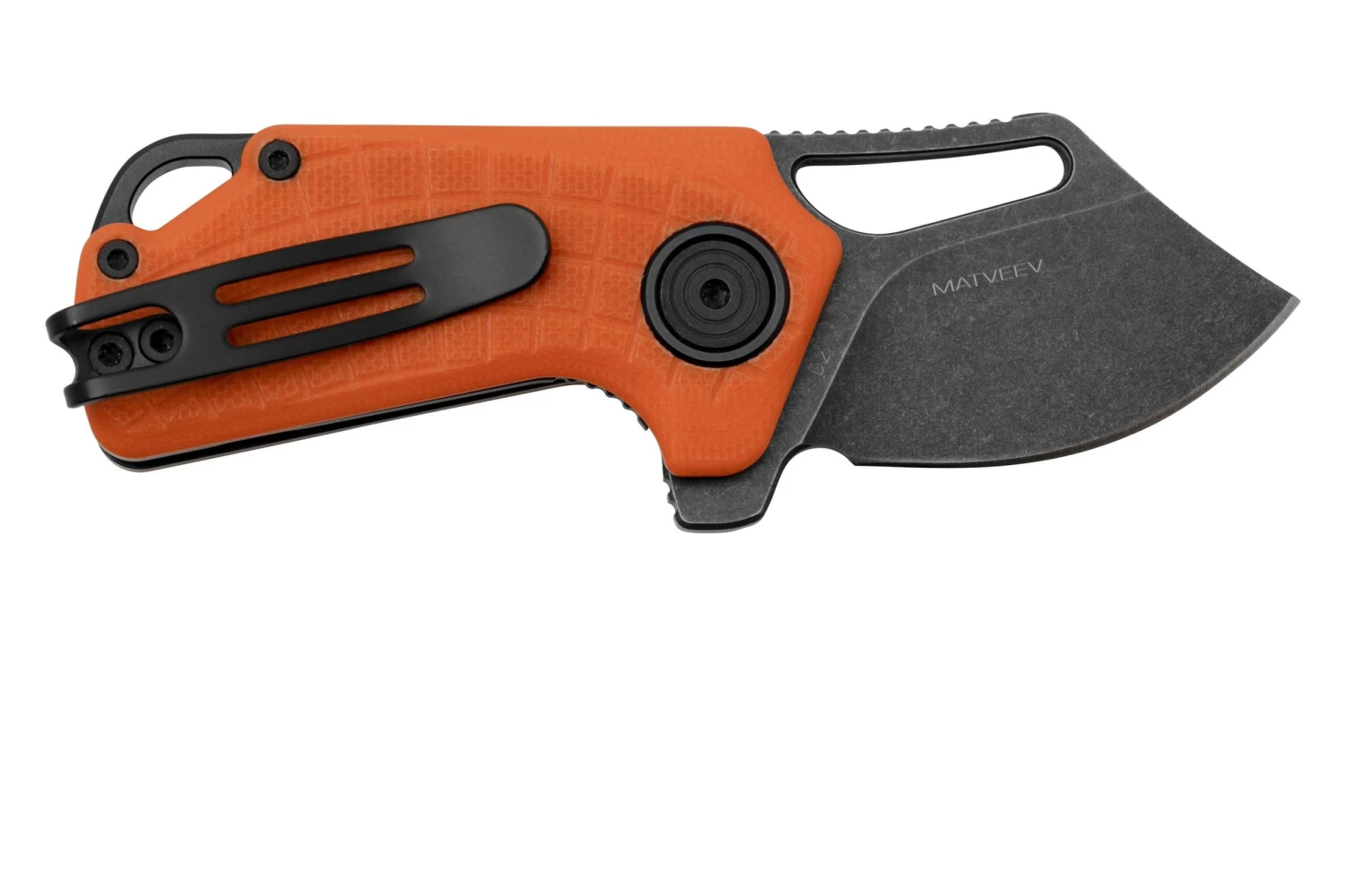 Black Fox Puck BF-761OR Blackwashed D2 Orange G10, Navaja 4 Black Fox Puck BF-761OR Blackwashed D2 Orange G10, Navaja - Imagen 2