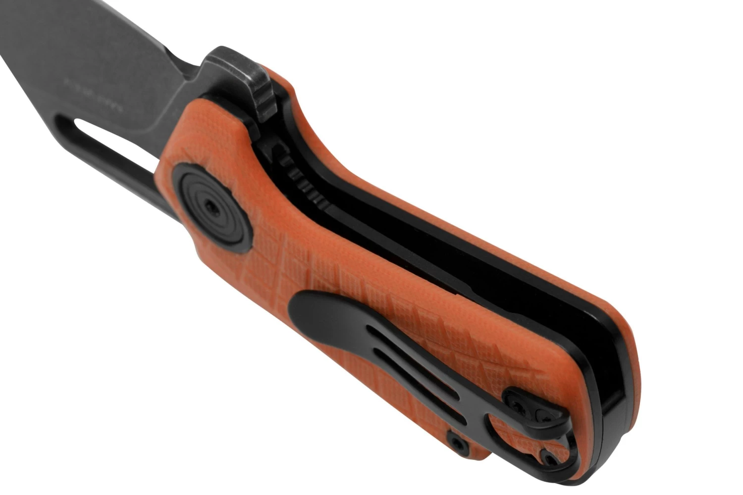 Black Fox Puck BF-761OR Blackwashed D2 Orange G10, Navaja 6 Black Fox Puck BF-761OR Blackwashed D2 Orange G10, Navaja - Imagen 4