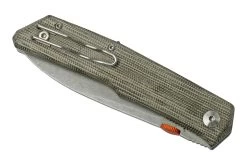 Fox Knives The Sicilian, Satin Green Micarta FX-525MI Navaja, Bob Terzuola Design -Tienda Barata Cuchillos FOFX 525MI 04 fox