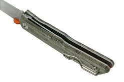 Fox Knives The Sicilian, Satin Green Micarta FX-525MI Navaja, Bob Terzuola Design -Tienda Barata Cuchillos FOFX 525MI 05 fox