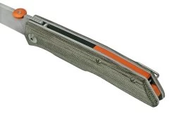 Fox Knives The Sicilian, Satin Green Micarta FX-525MI Navaja, Bob Terzuola Design -Tienda Barata Cuchillos FOFX 525MI 07 fox