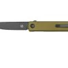 Fox Knives Chnops, FX-543 ALG, Green Aluminum, Black Becut Navaja, Diseño Riccardo Gobbato -Tienda Barata Cuchillos FOFX 543ALG 01 foxknives