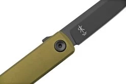 Fox Knives Chnops, FX-543 ALG, Green Aluminum, Black Becut Navaja, Diseño Riccardo Gobbato -Tienda Barata Cuchillos FOFX 543ALG 05 foxknives